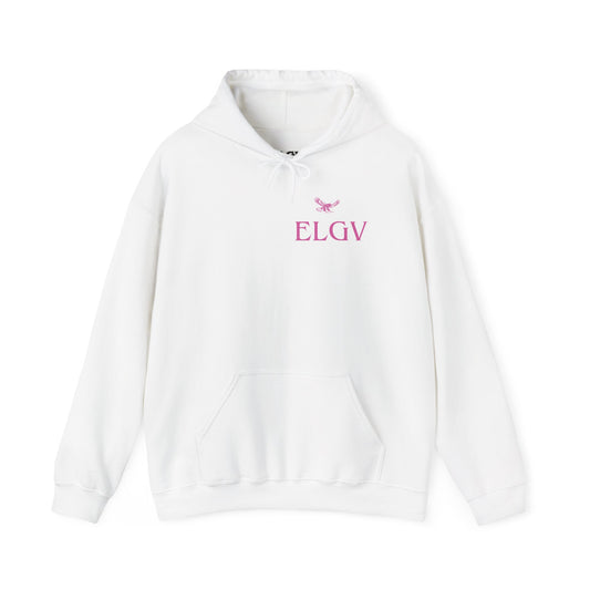 “Side ELGV logo pink” hoodie