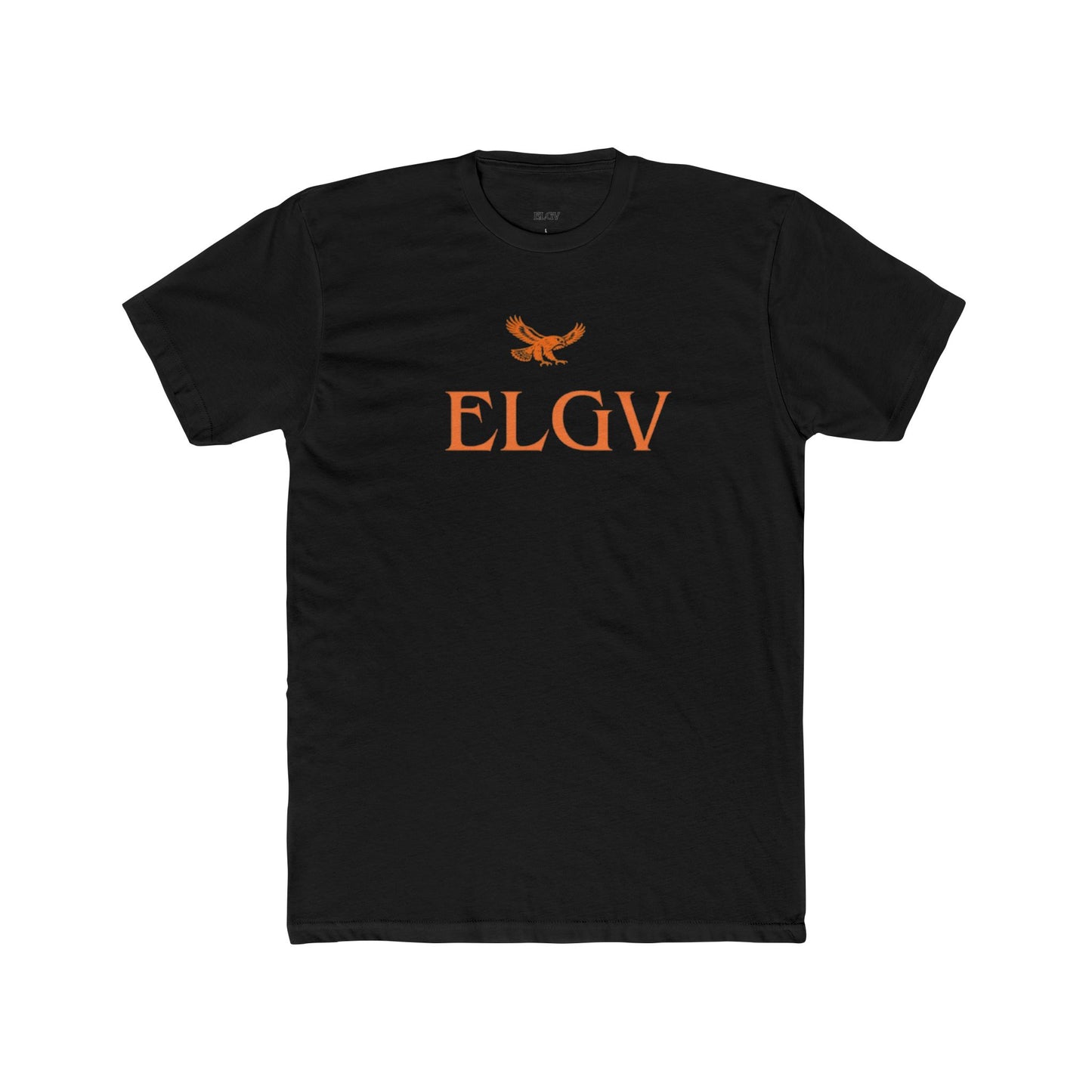 “Center ELGV logo orange” tee