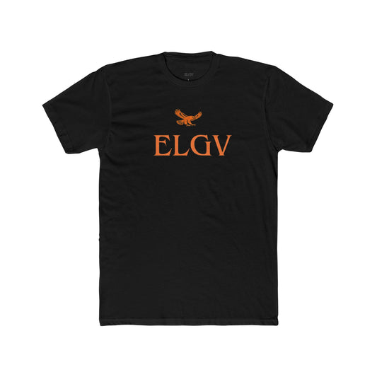 “Center ELGV logo orange” tee