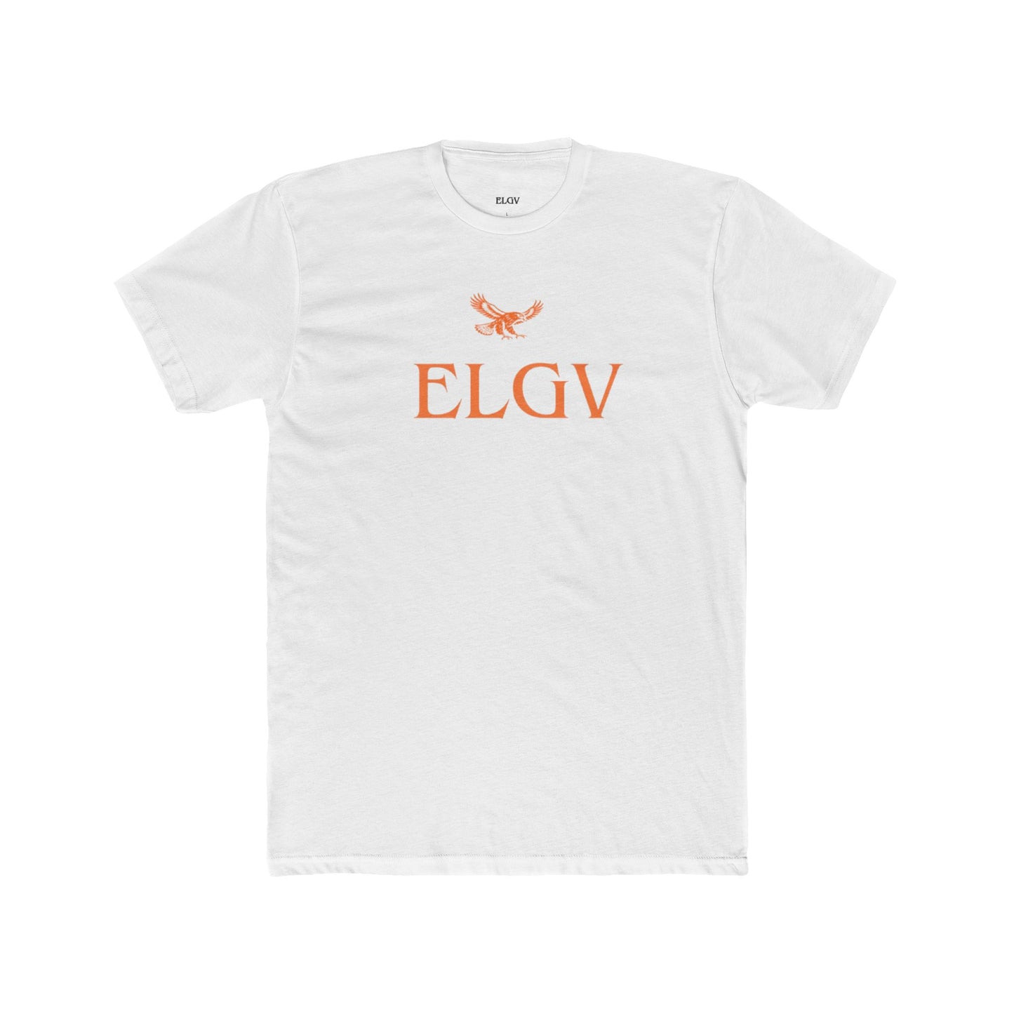 “Center ELGV logo orange” tee