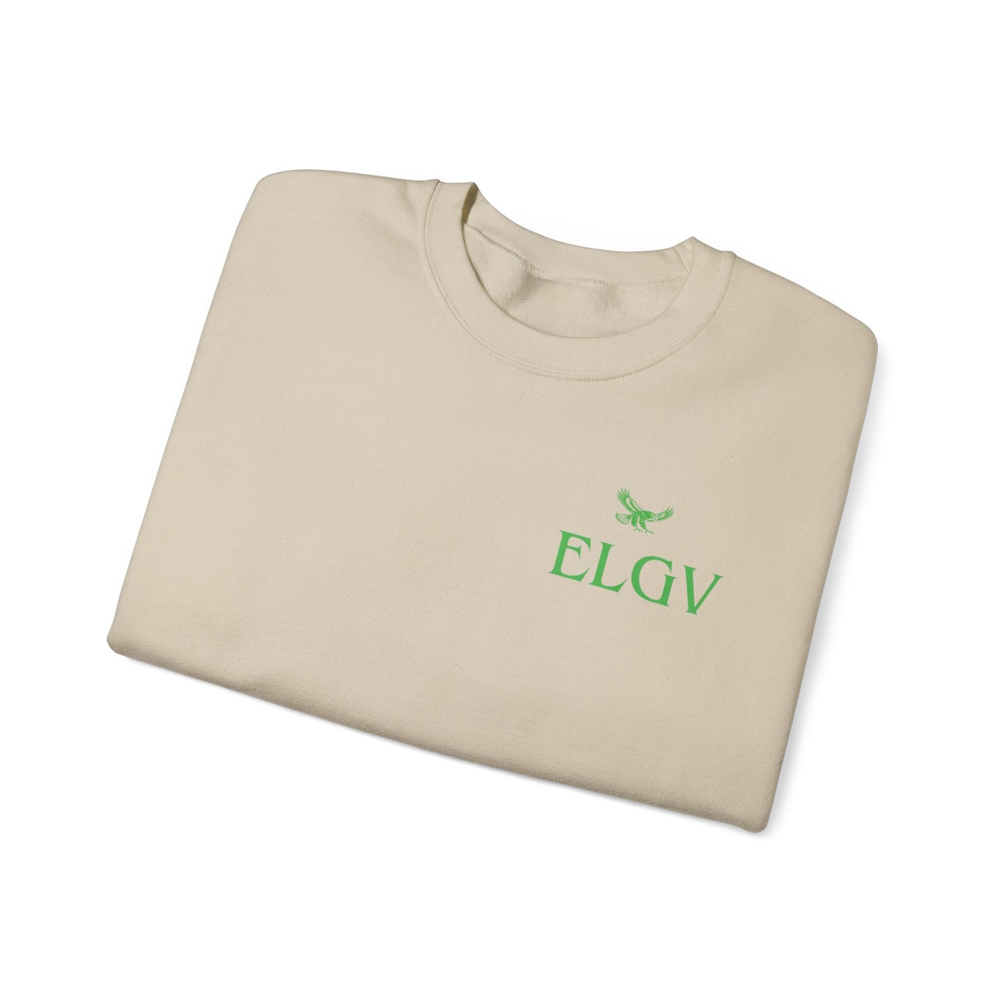 “Side ELGV logo green” sweatshirt