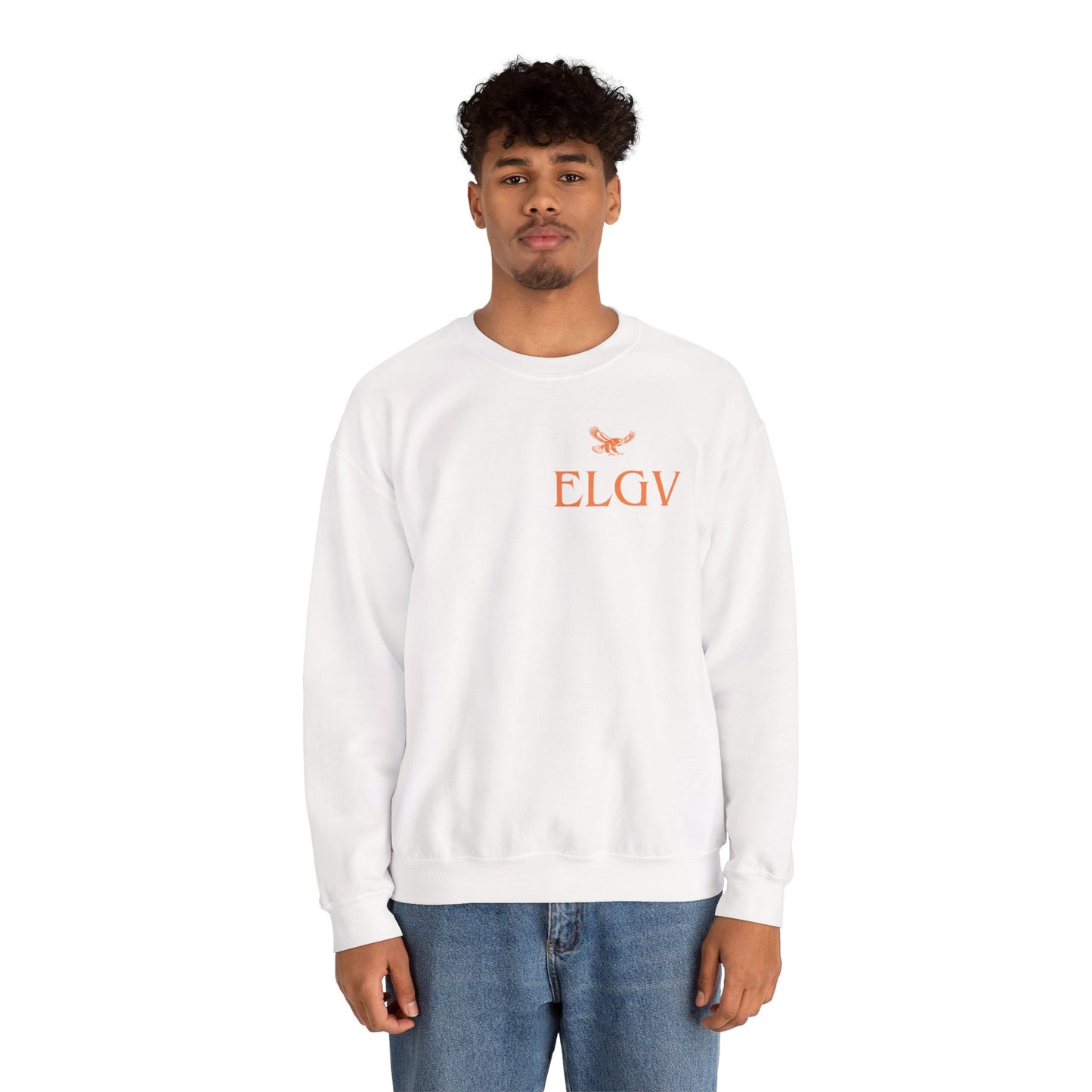 “Side ELGV logo orange” sweatshirt