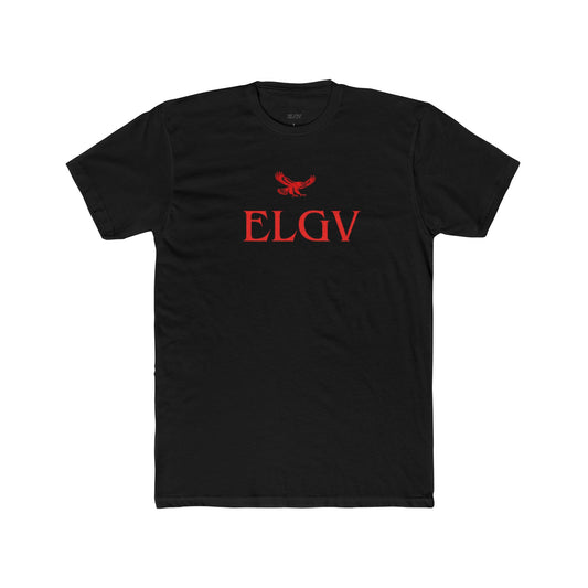 “Center ELGV logo red” tee