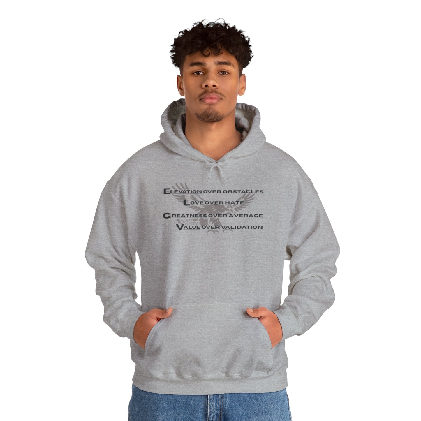 “Above it all” hoodie