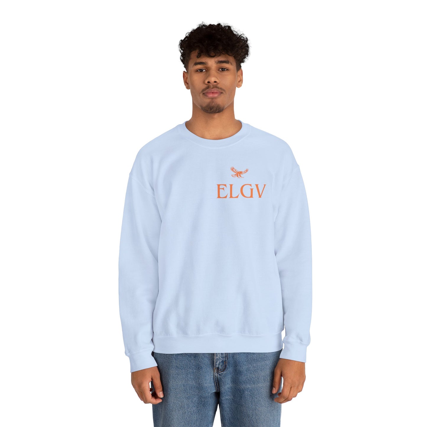 “Side ELGV logo orange” sweatshirt