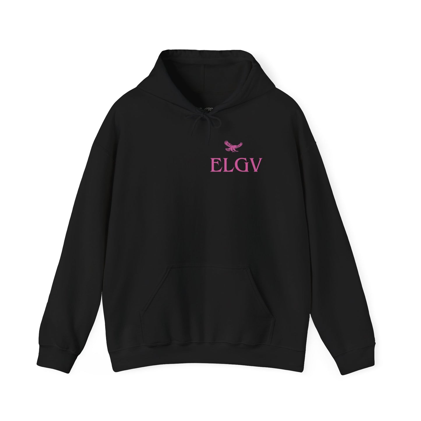 “Side ELGV logo pink” hoodie