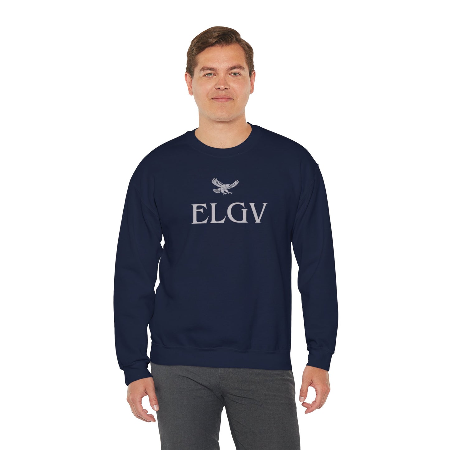 “Center ELGV logo grey” sweatshirt