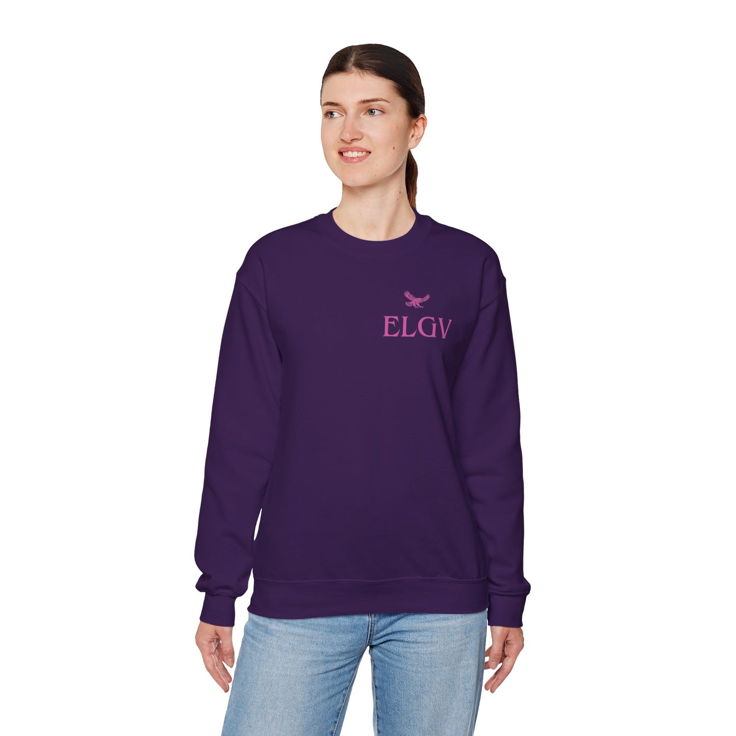 “Side ELGV logo pink” sweatshirt
