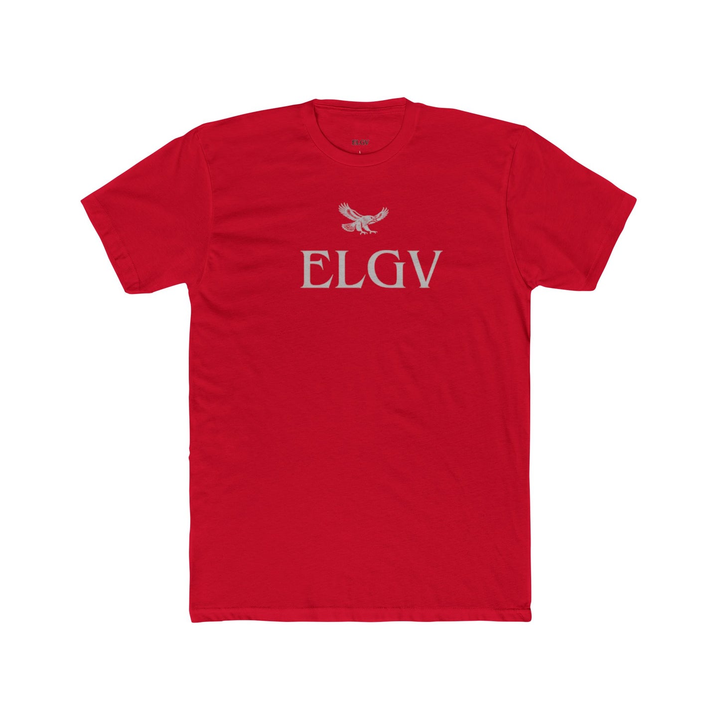 “Center ELGV label grey” tee