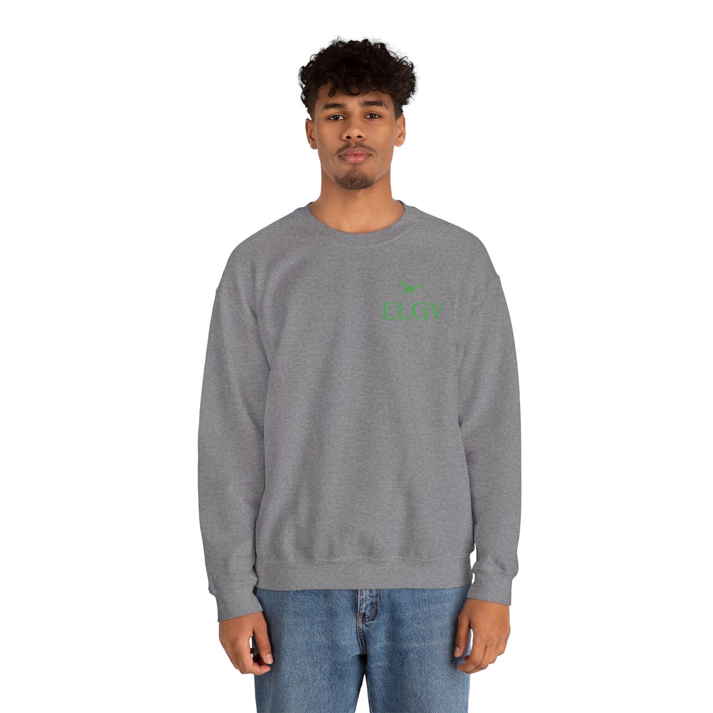 “Side ELGV logo green” sweatshirt