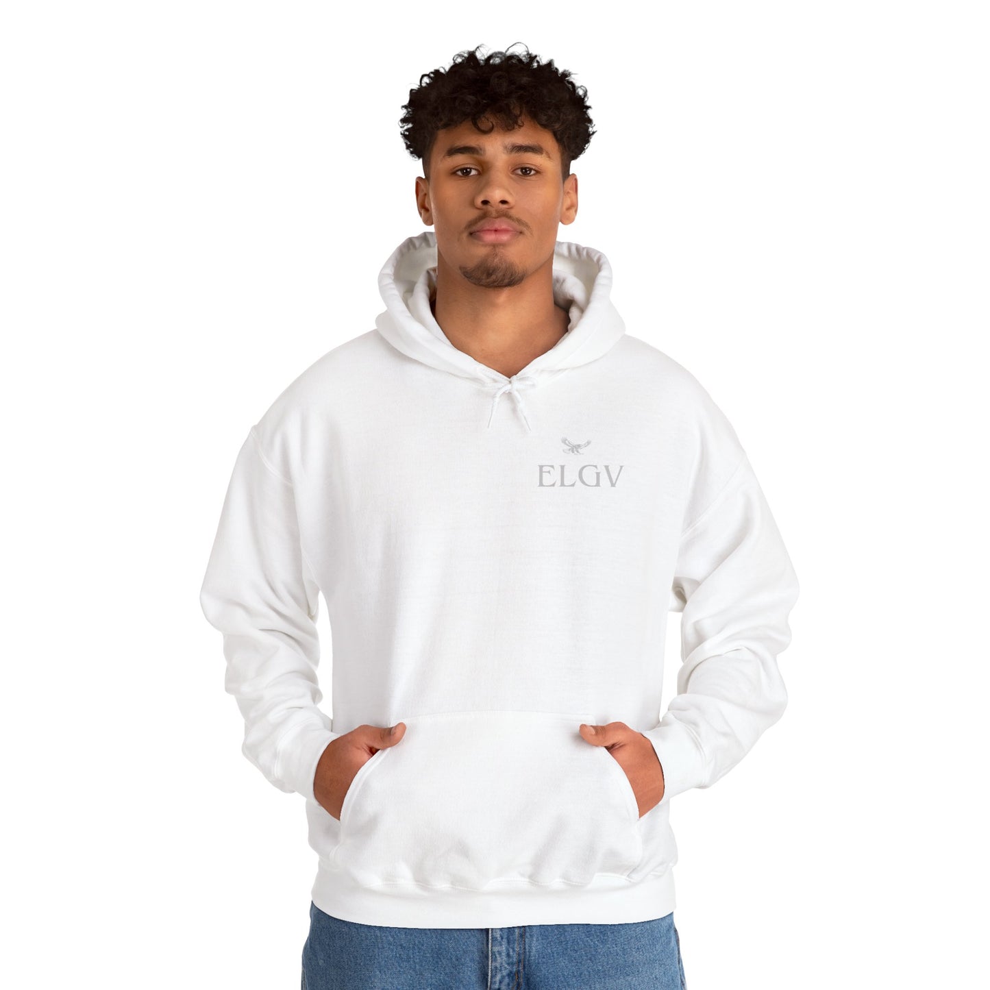 “Side ELGV logo gry” hoodie