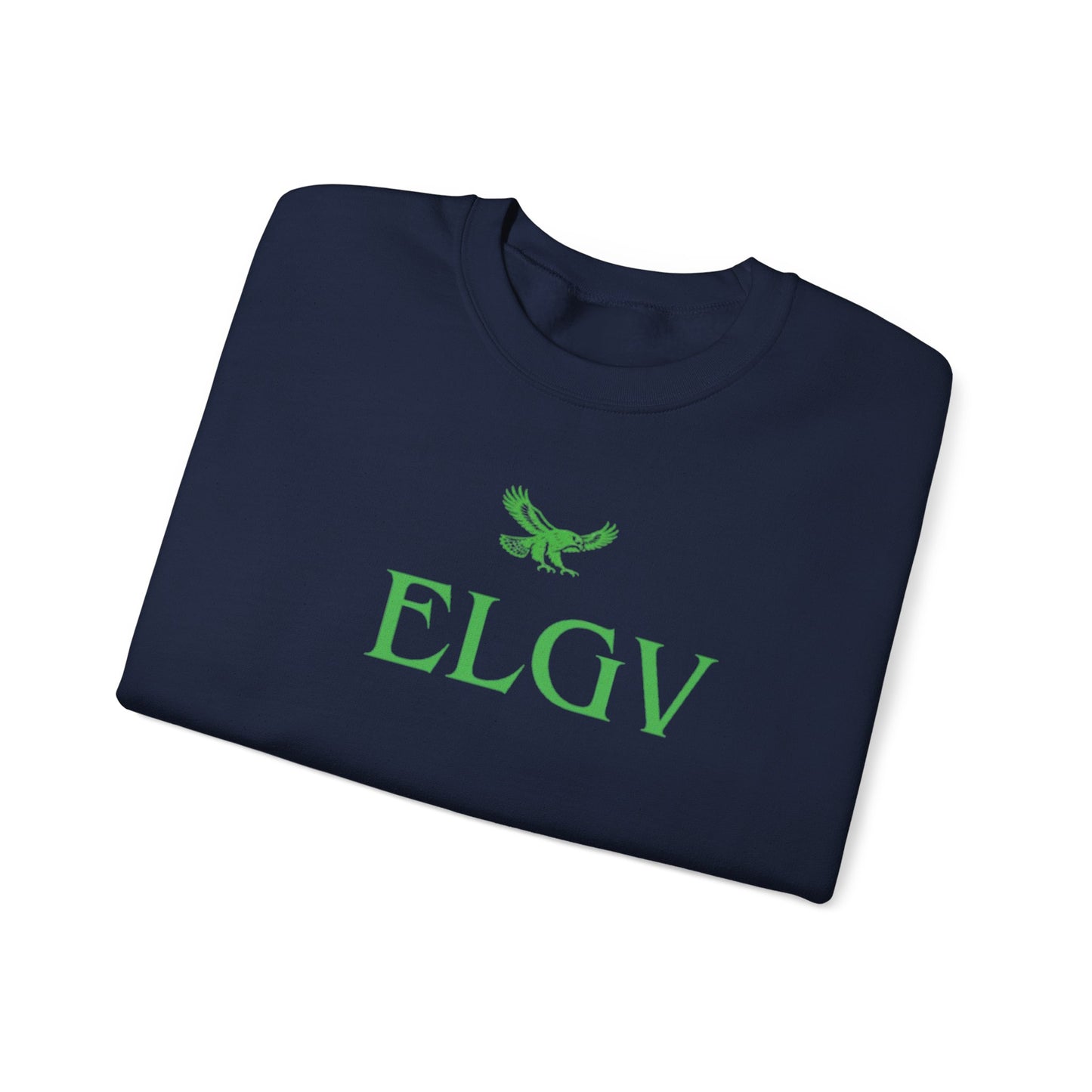 “Center ELGV logo green” sweatshirt