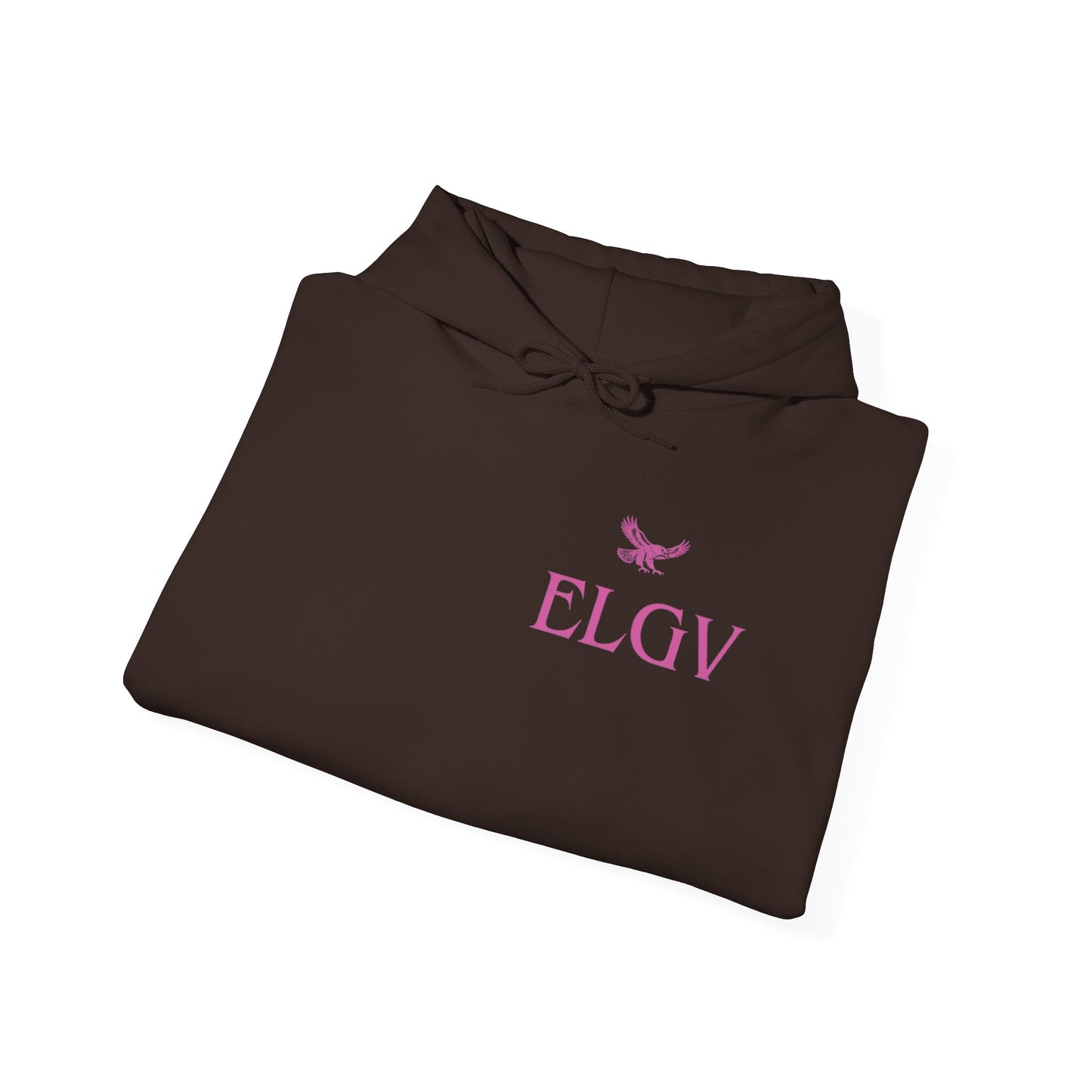 “Side ELGV logo pink” hoodie