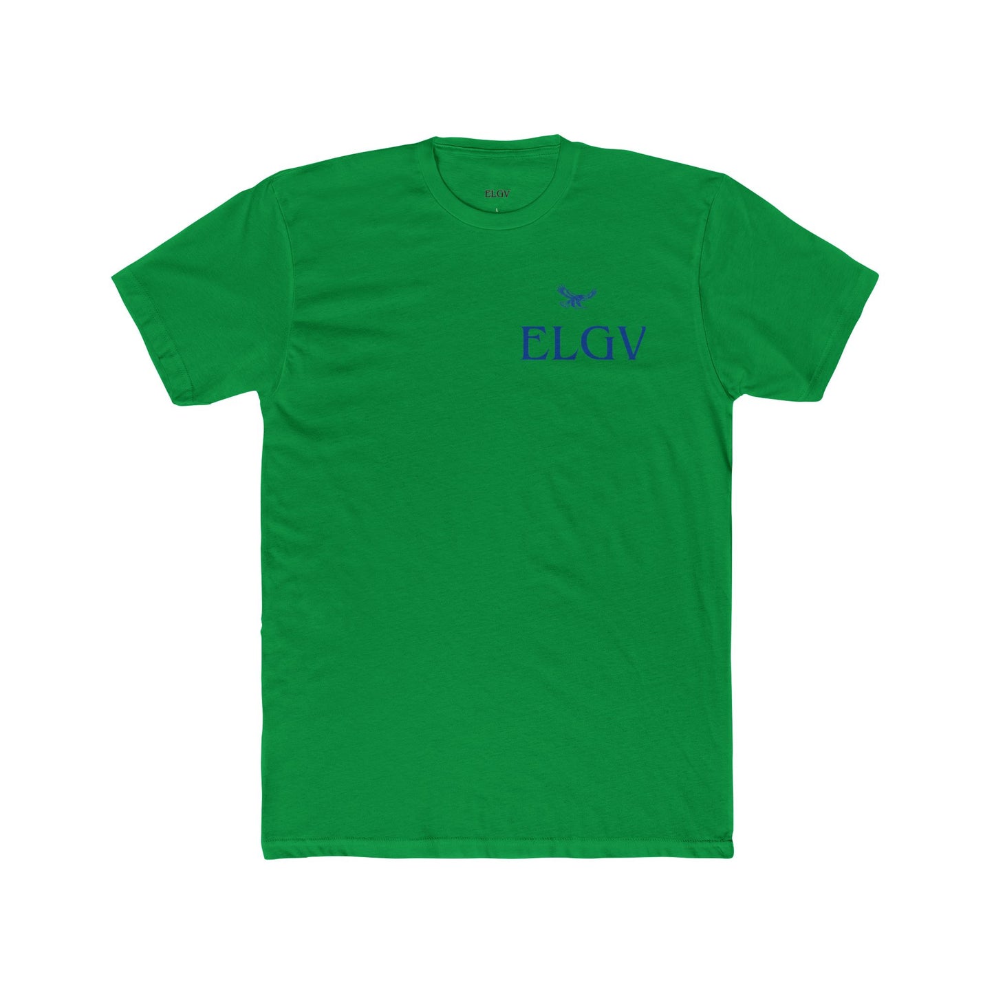 “Side ELGV logo blue” tee