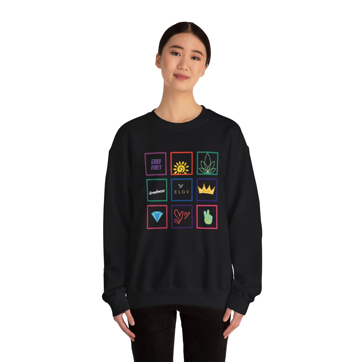 “Grid of values” sweatshirt