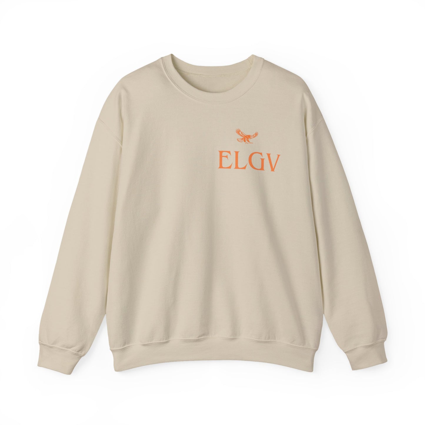 “Side ELGV logo orange” sweatshirt