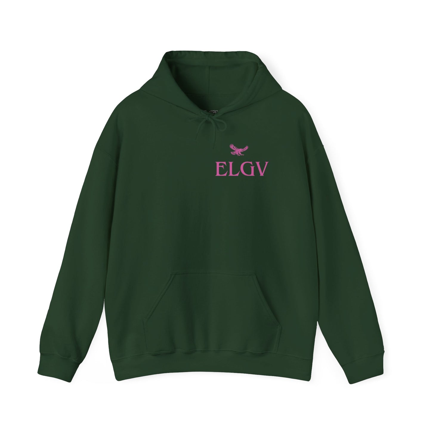“Side ELGV logo pink” hoodie