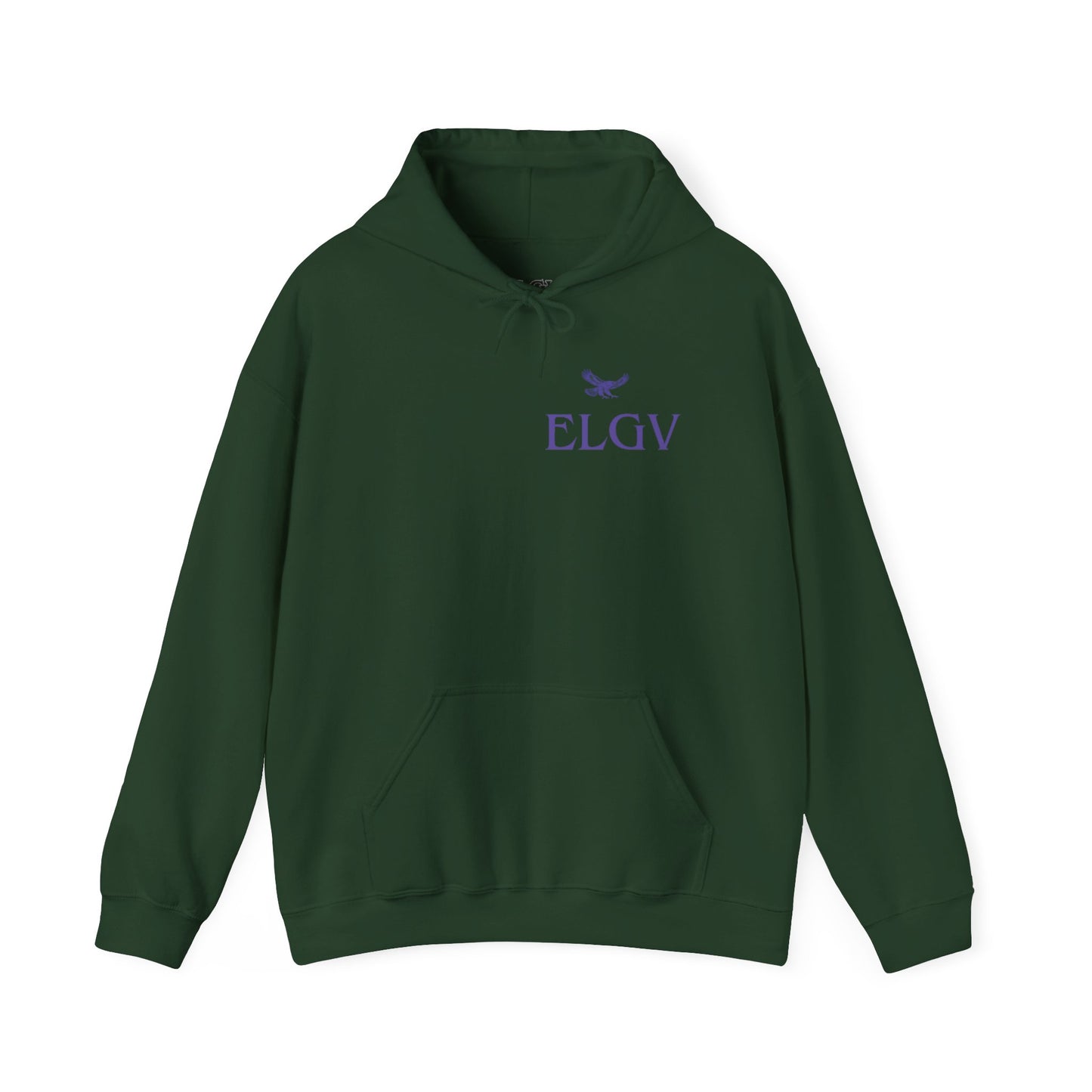 “Side ELGV logo prple” hoodie