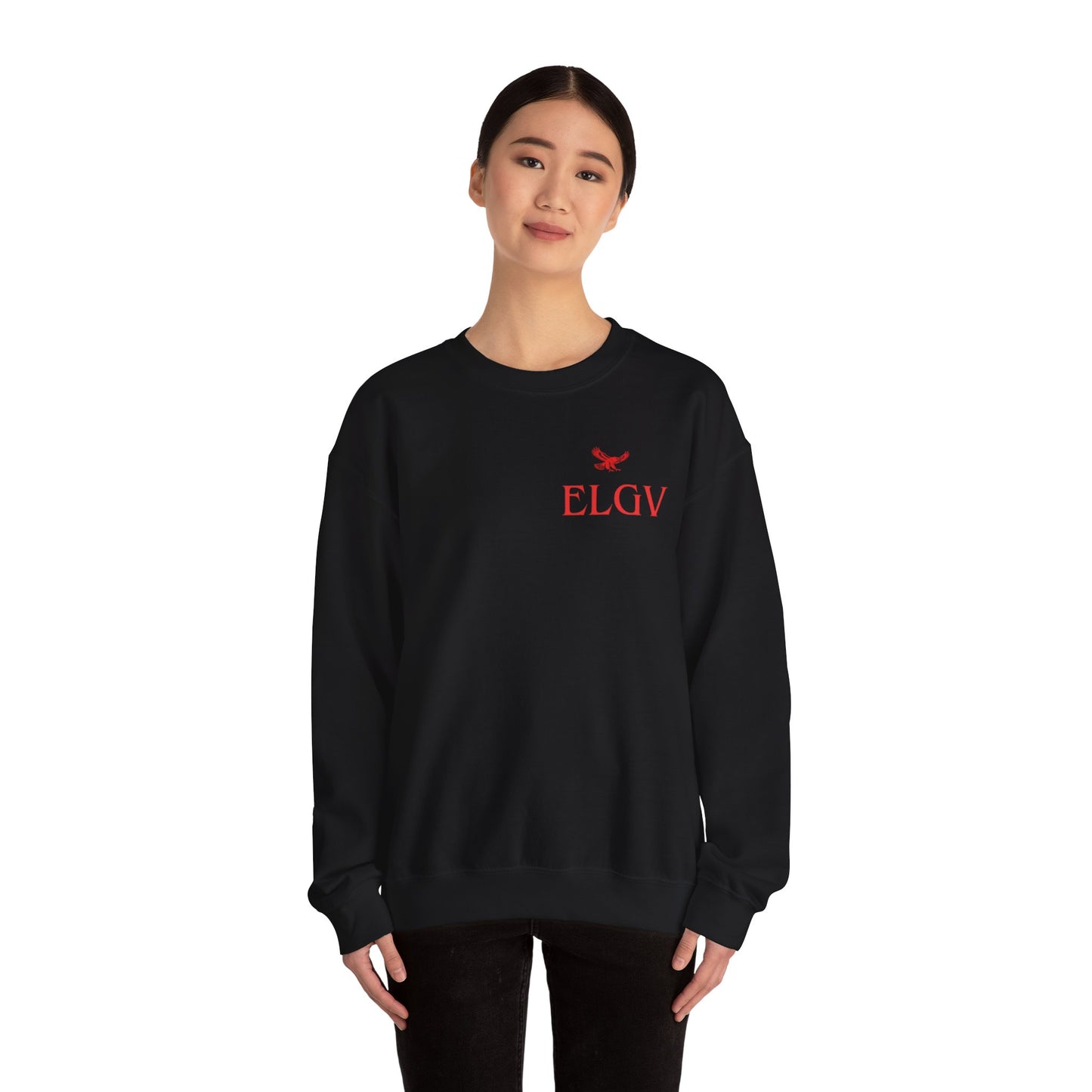 “Side ELGV logo red” sweatshirt