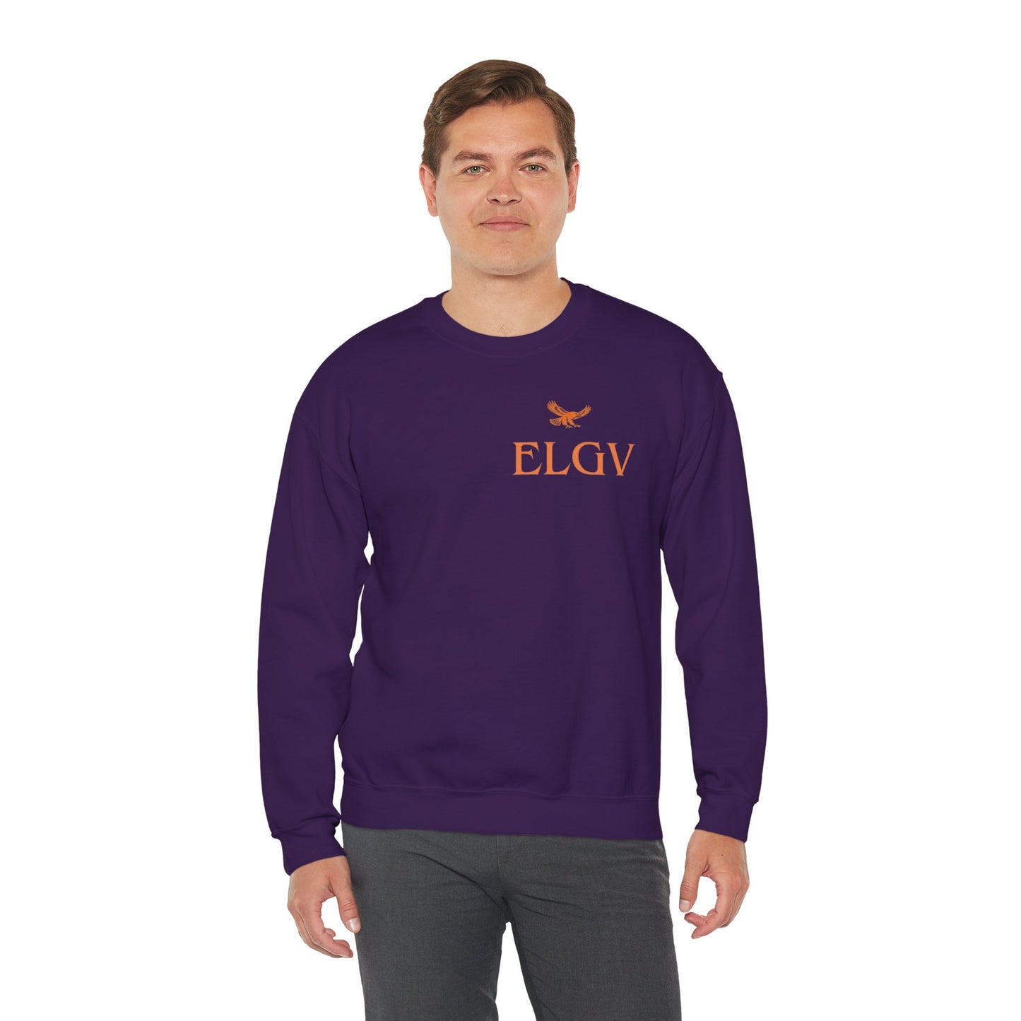 “Side ELGV logo orange” sweatshirt
