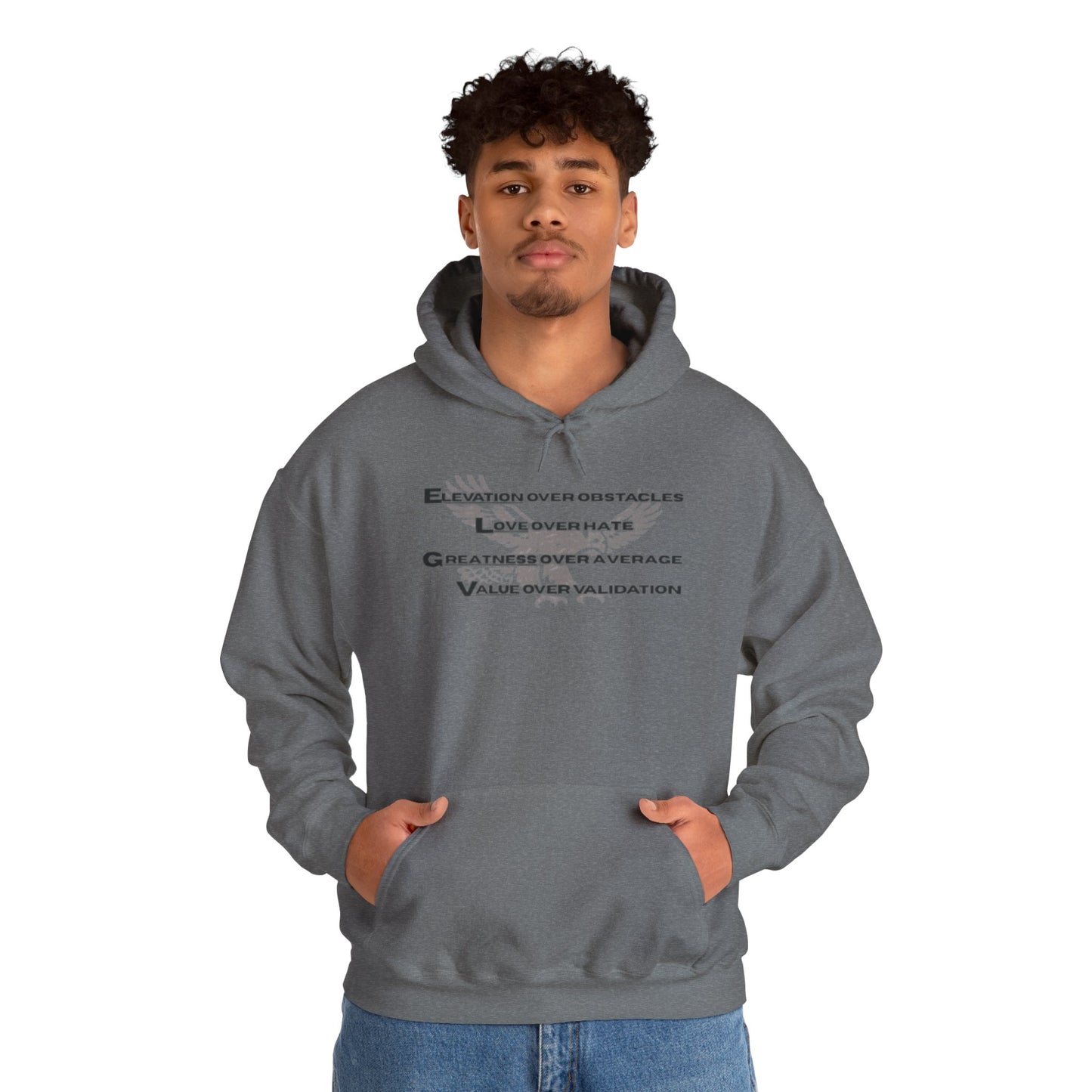 “Above it all” hoodie