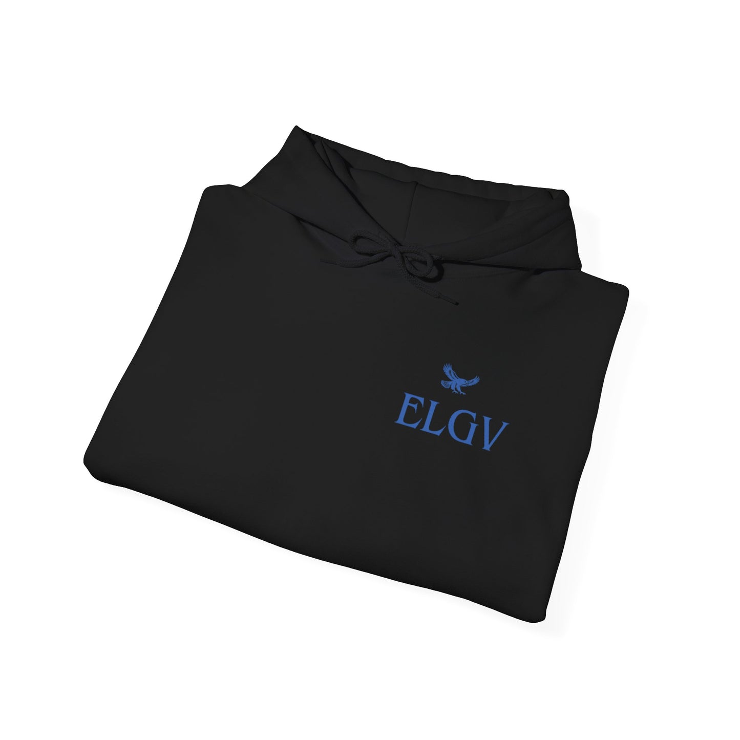 “Side ELGV logo blue” hoodie