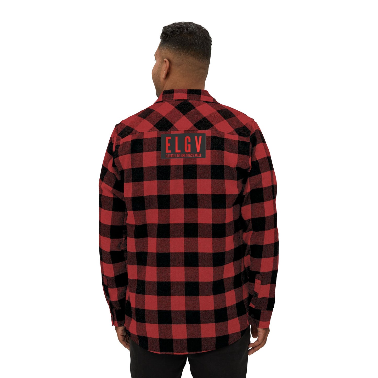 “Iron path red” flannel
