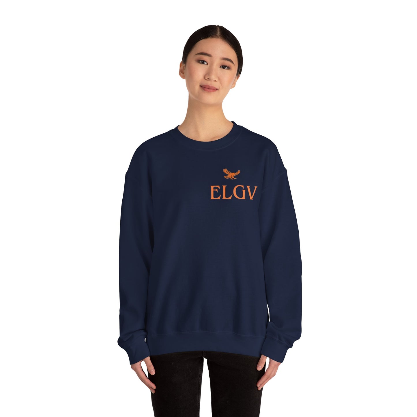 “Side ELGV logo orange” sweatshirt