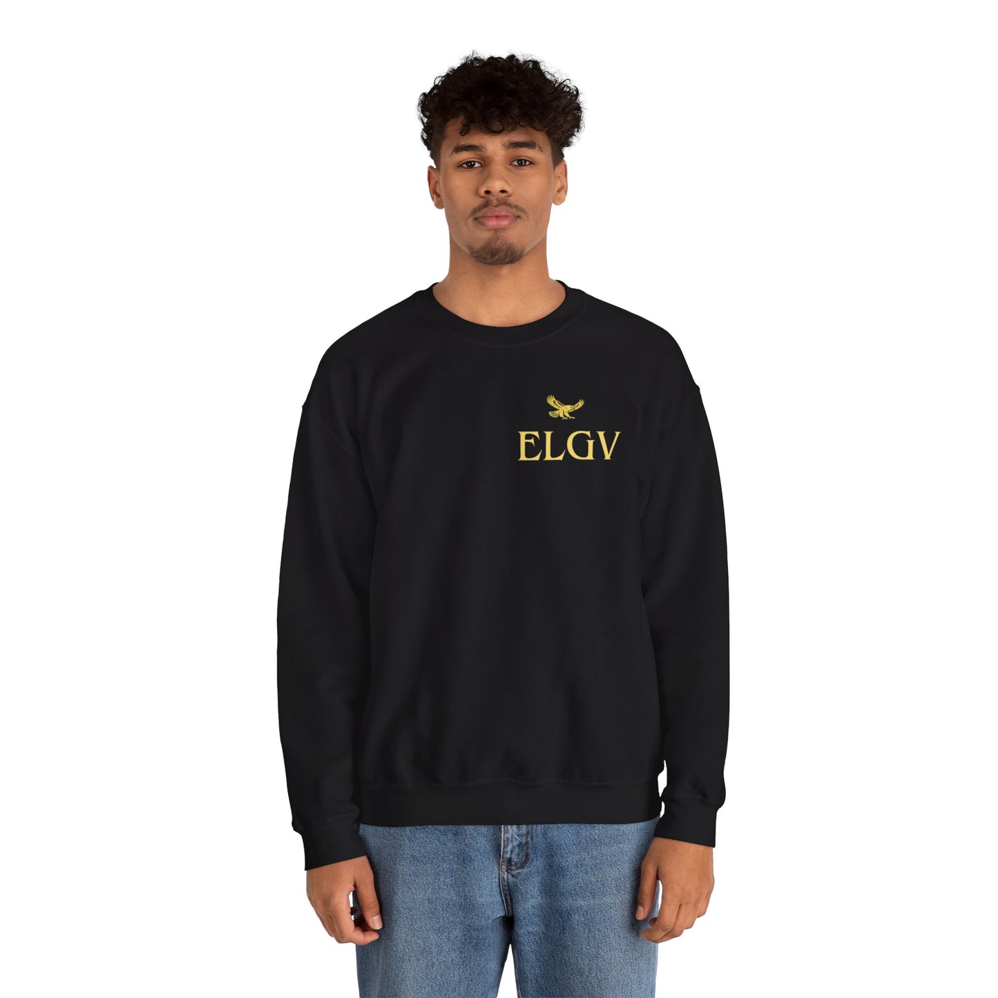 “Side ELGV logo yellow” sweatshirt