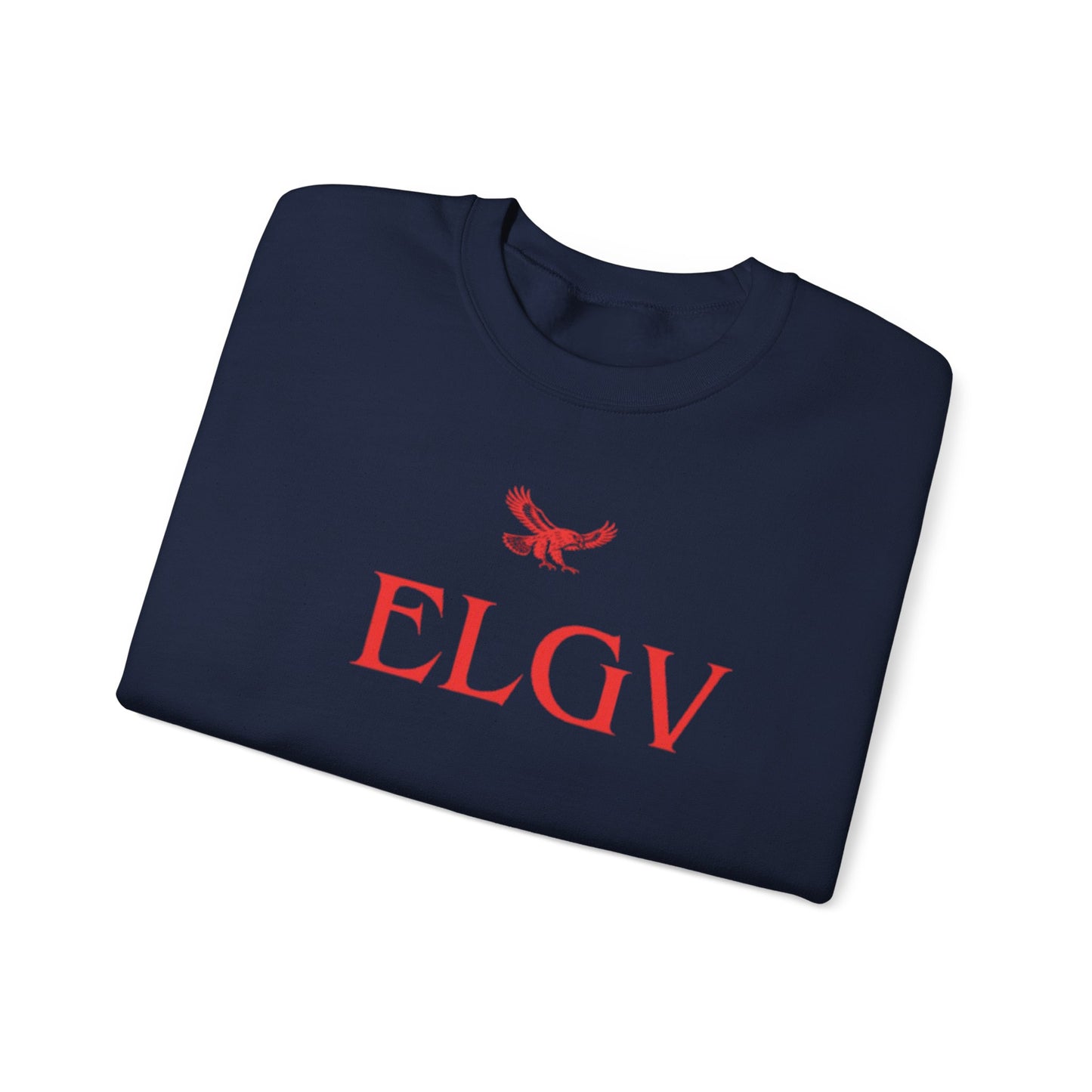 “Center ELGV logo red” sweatshirt