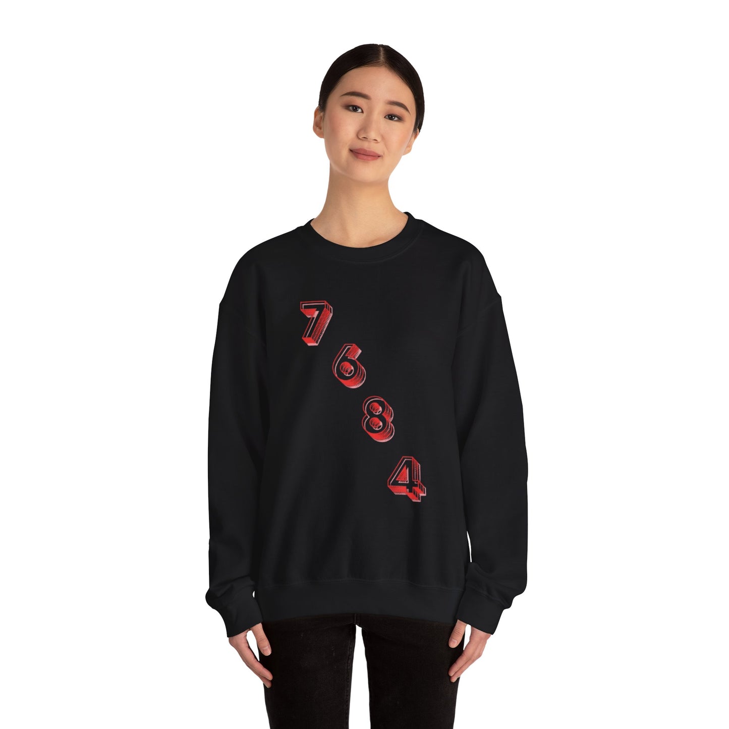 “Diagonal numerals” sweatshirt