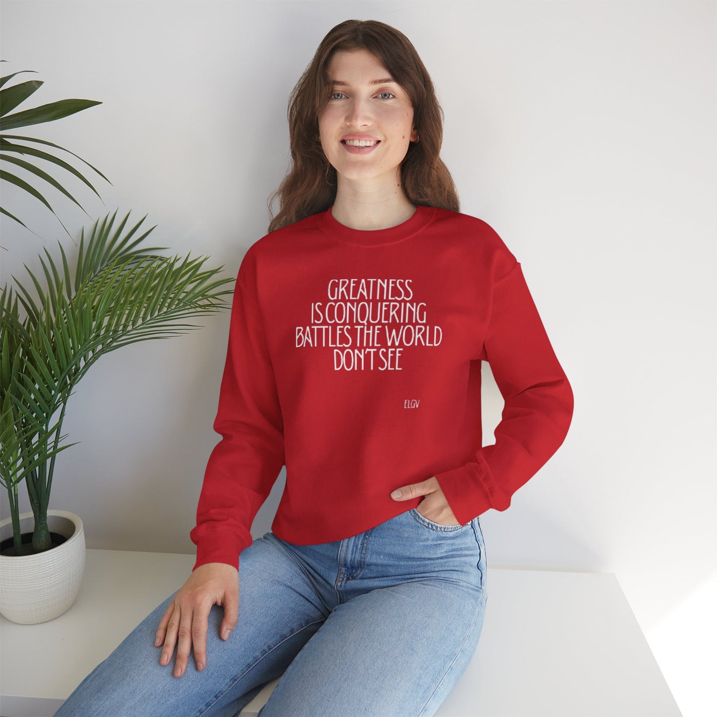 “Conquering battles” sweatshirt