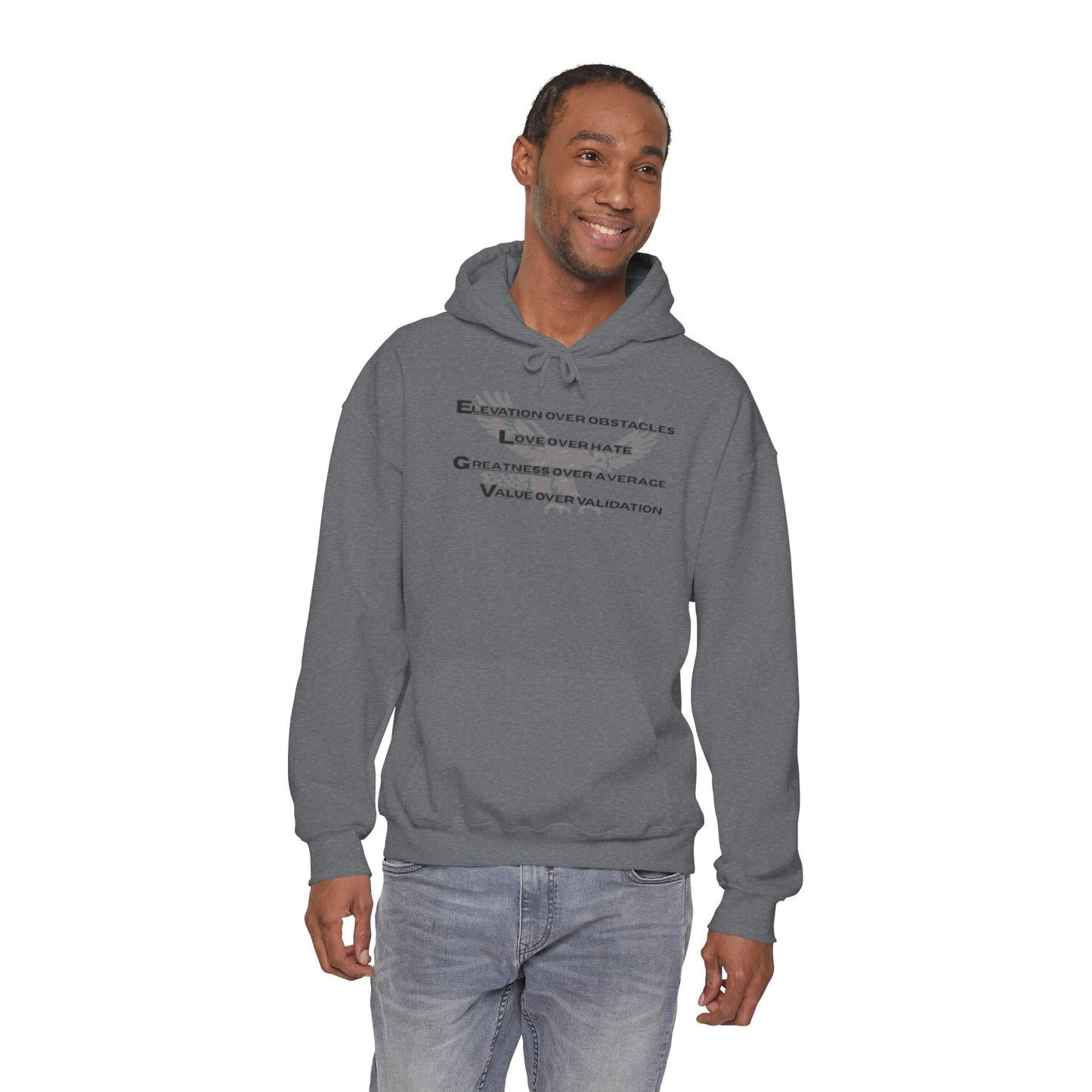 “Above it all” hoodie