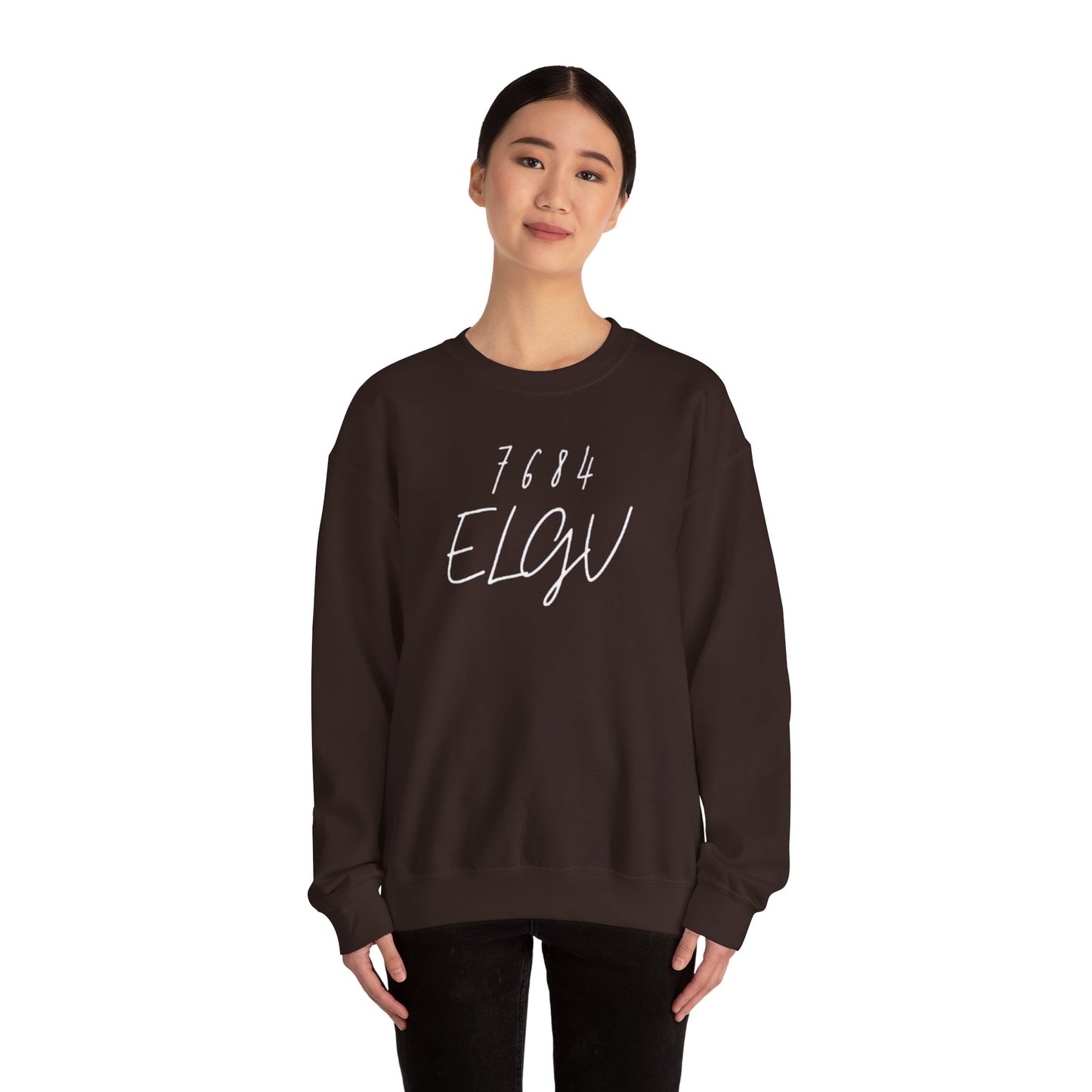 “Signature of purpose,7684” sweatshirt