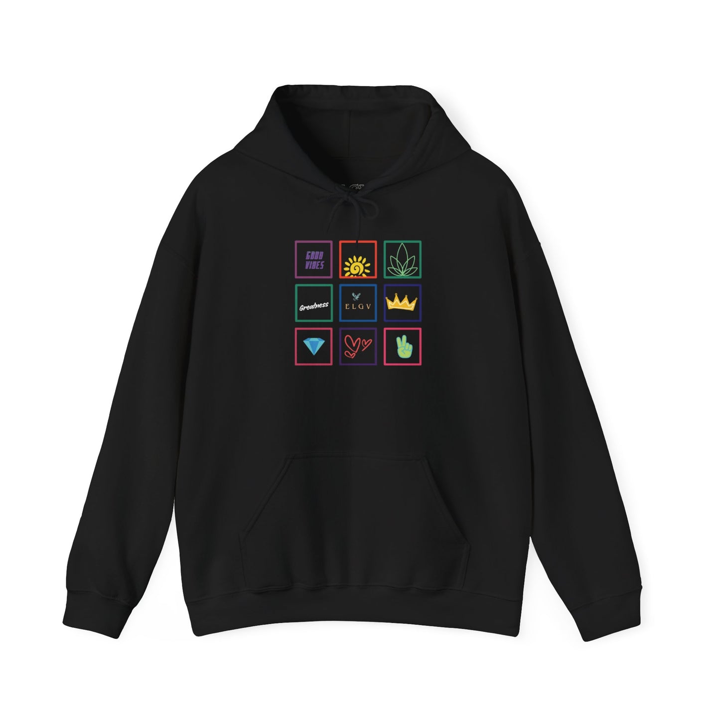 “Grid of values” hoodie