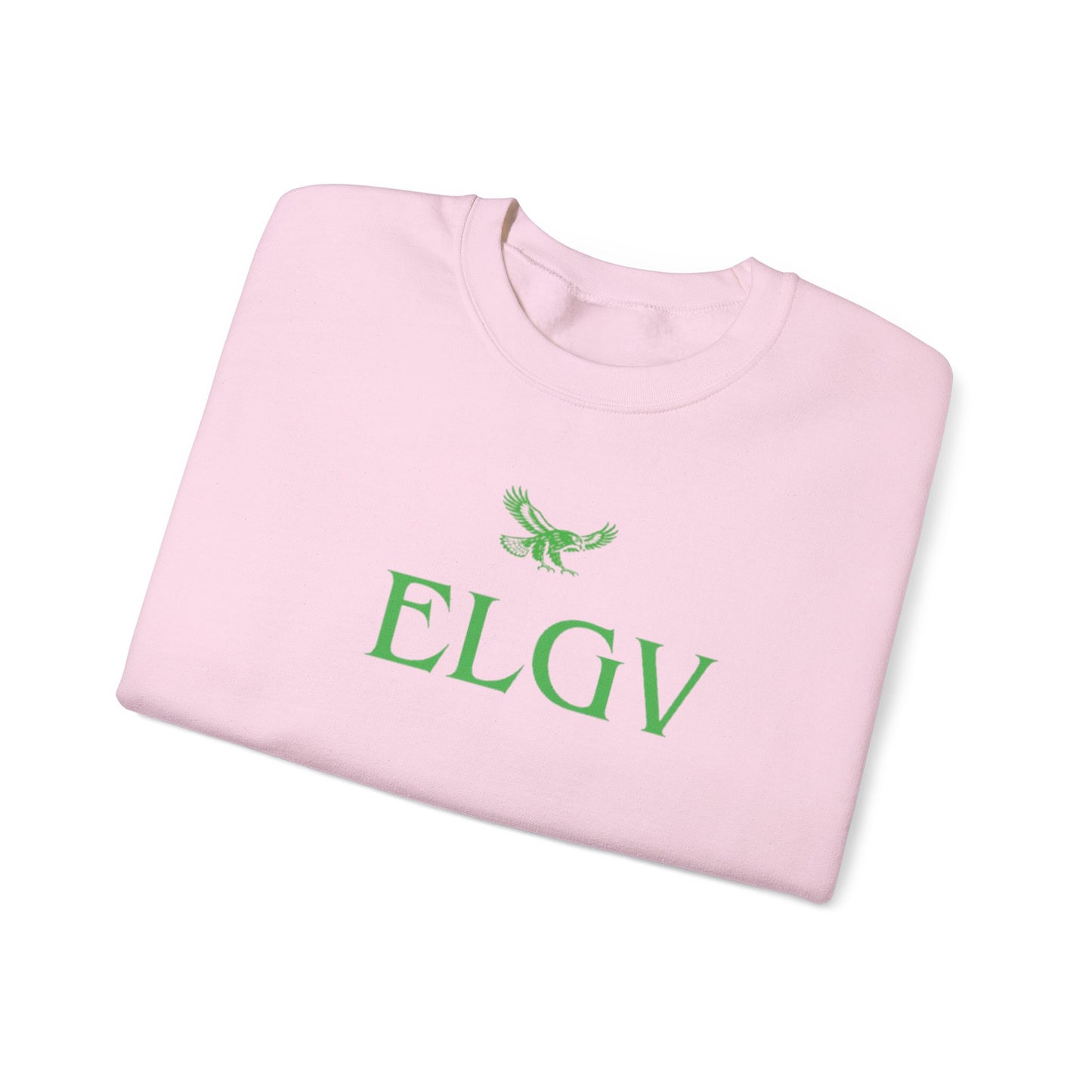 “Center ELGV logo green” sweatshirt