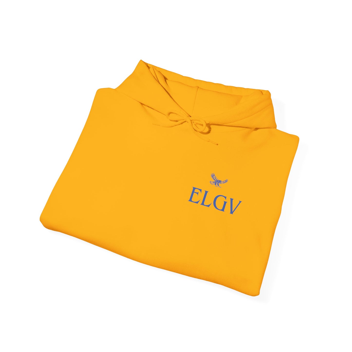 “Side ELGV logo blue” hoodie