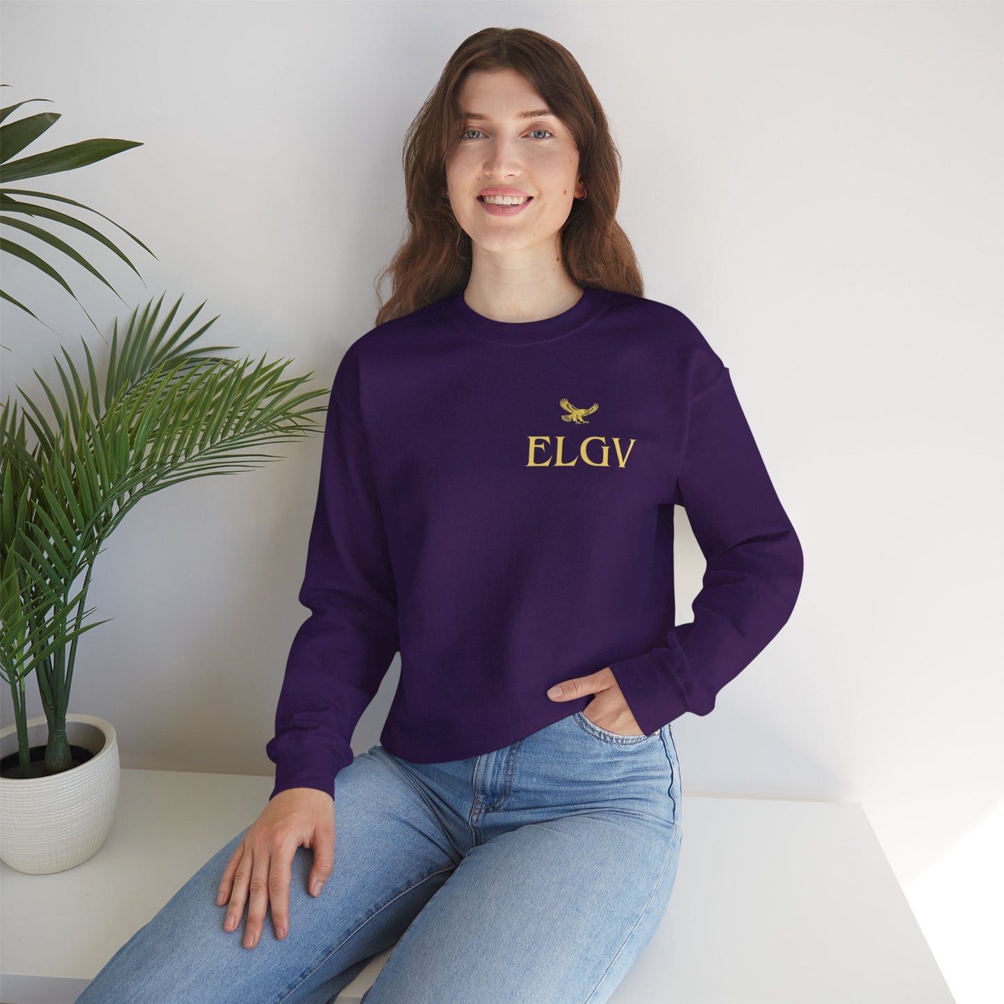 “Side ELGV logo yellow” sweatshirt