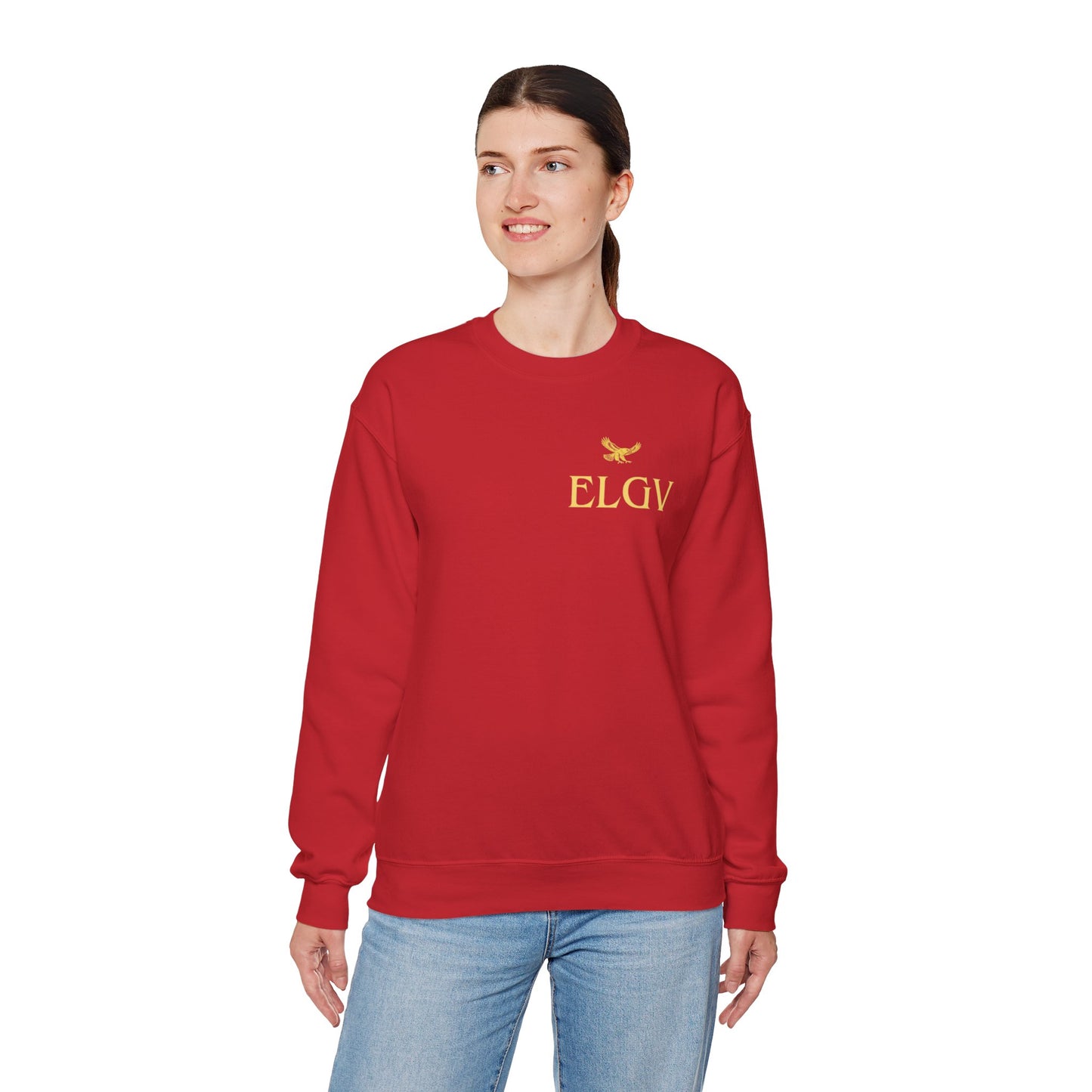 “Side ELGV logo yellow” sweatshirt