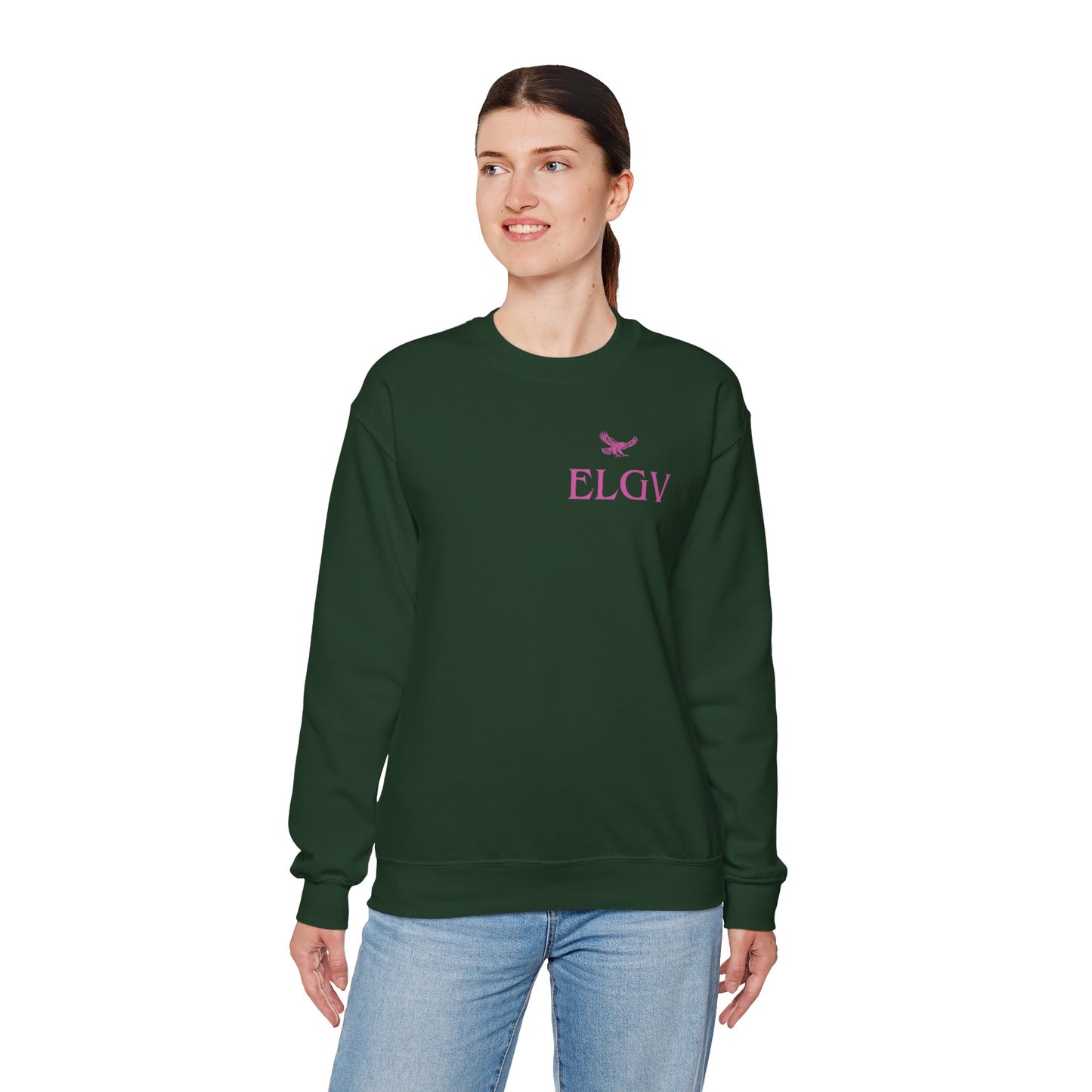 “Side ELGV logo pink” sweatshirt
