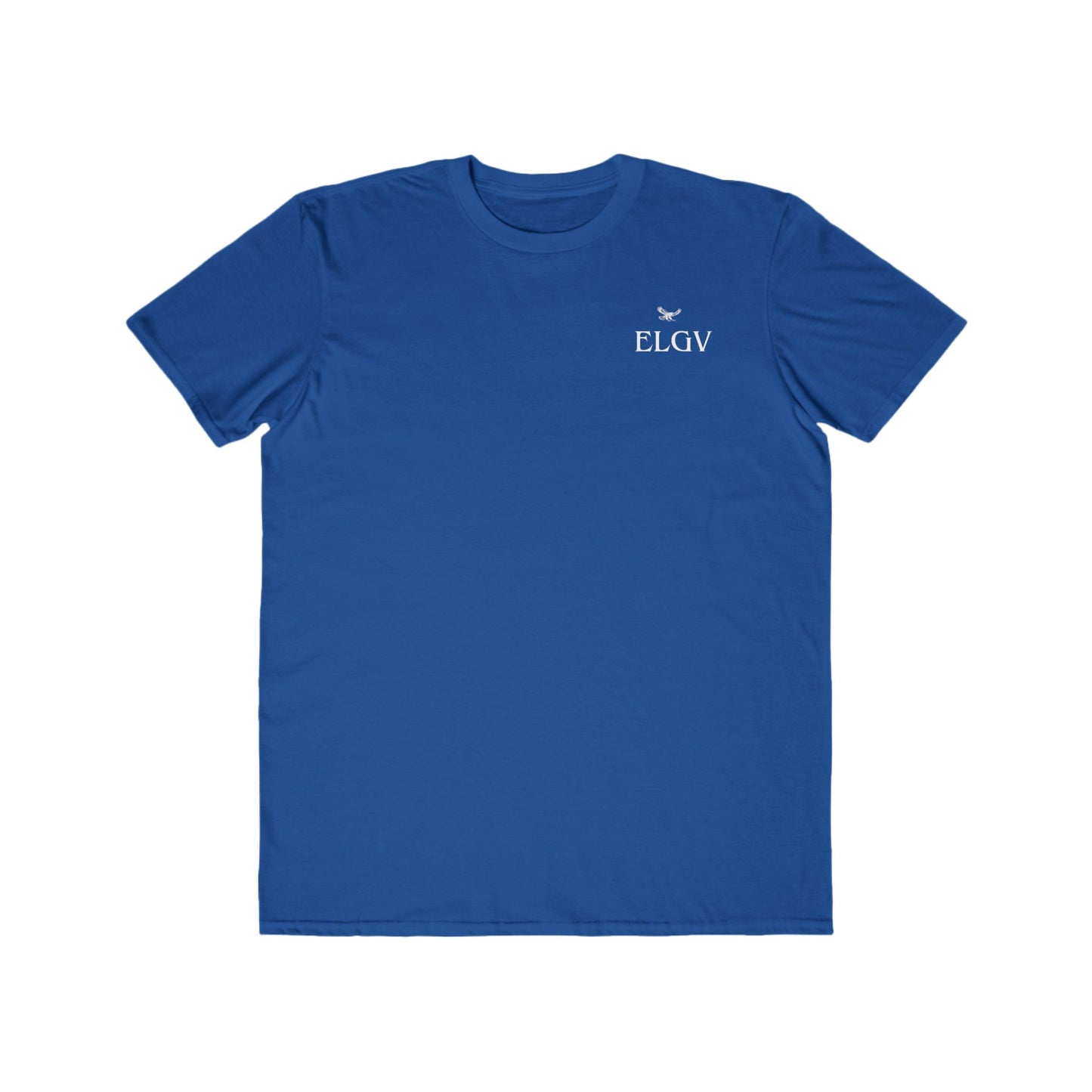 “Side ELGV logo whte” tee