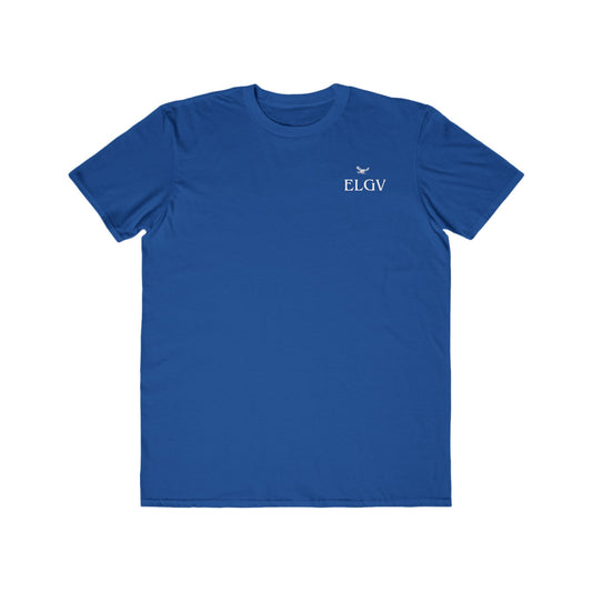 “Side ELGV logo whte” tee