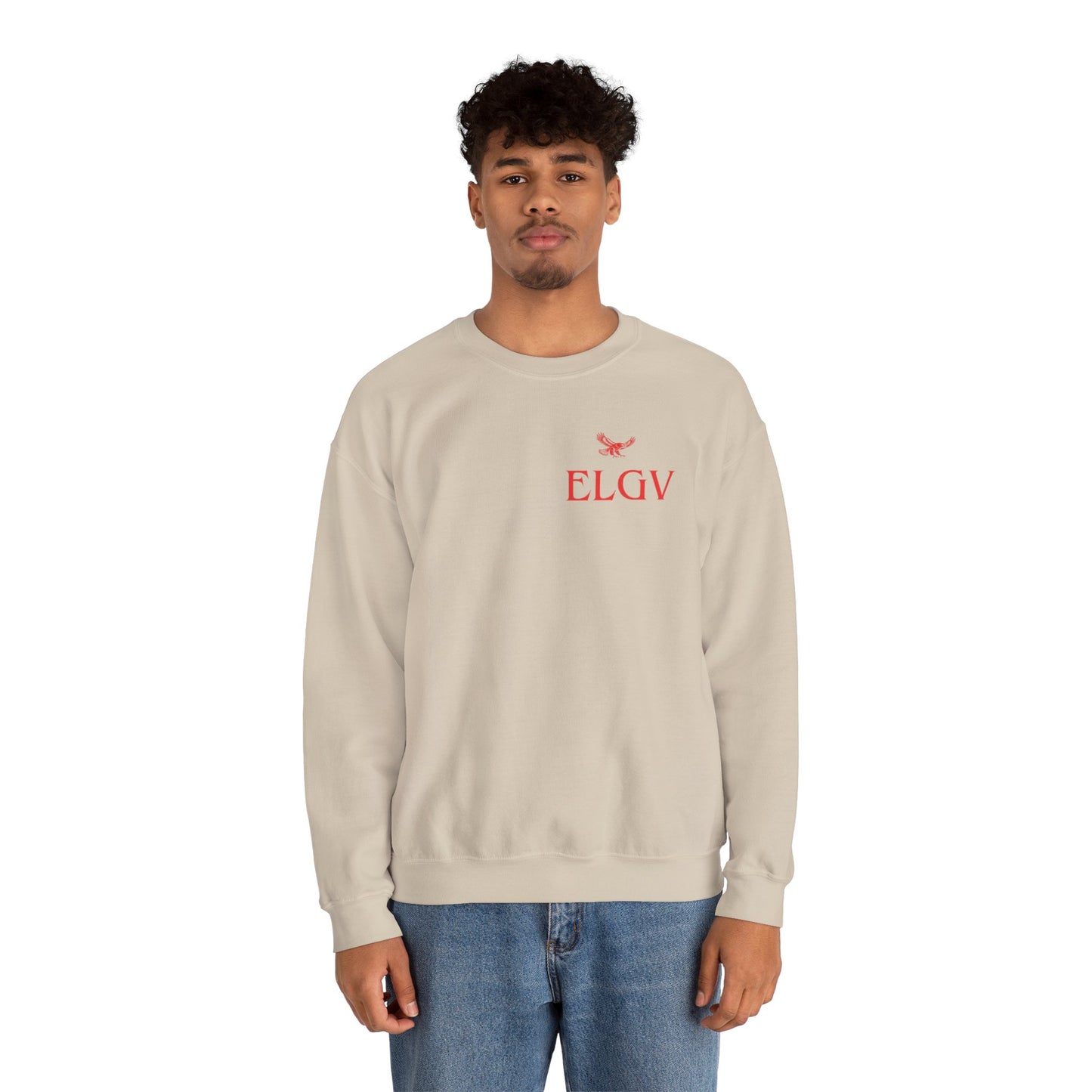 “Side ELGV logo red” sweatshirt