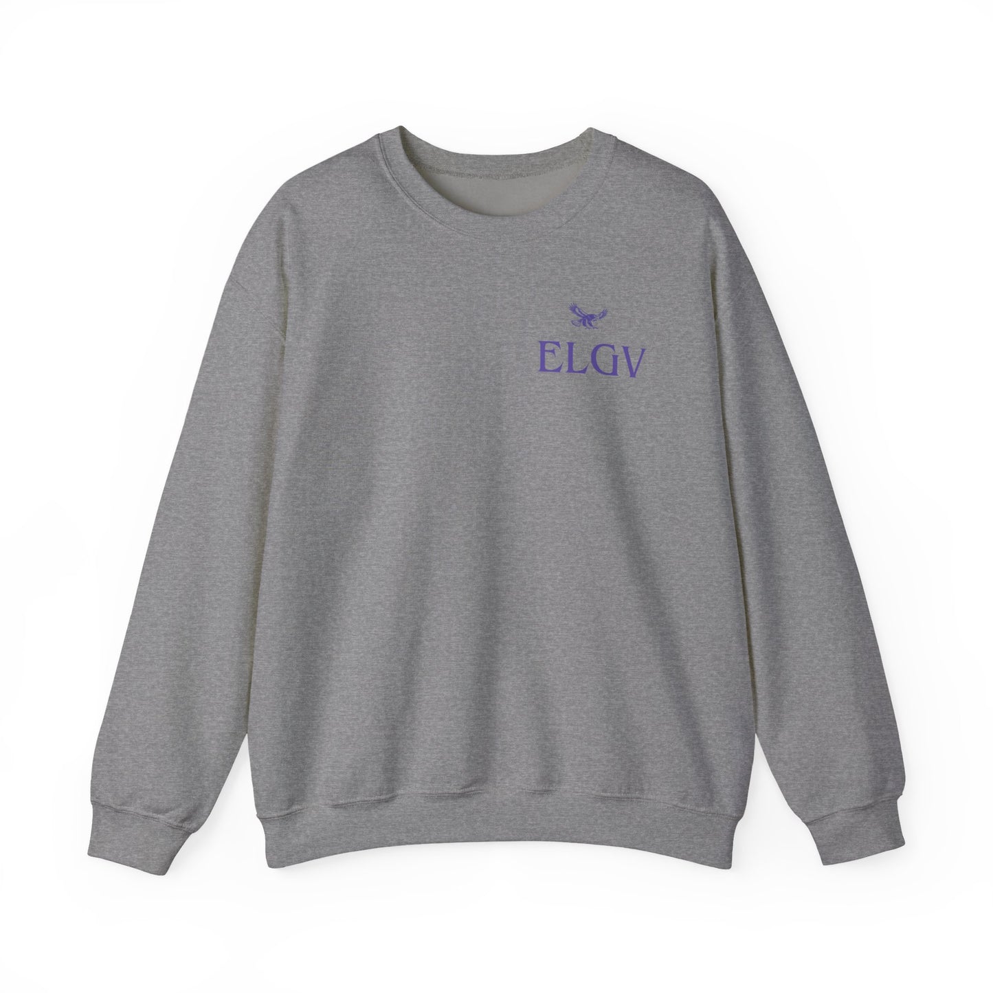 “Side ELGV logo prple” sweatshirt