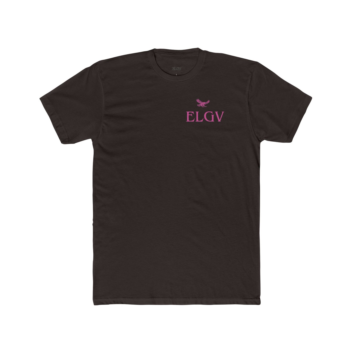 “Side ELGV logo pink” tee