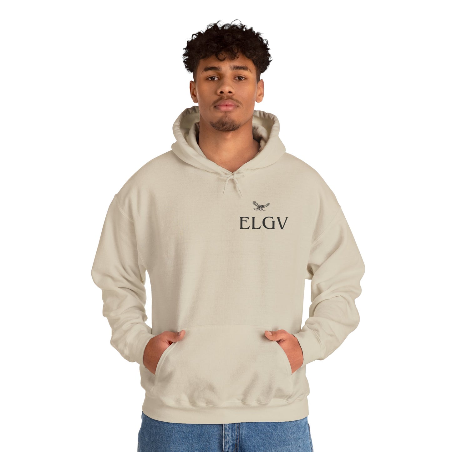 “Side ELGV logo blk” hoodie