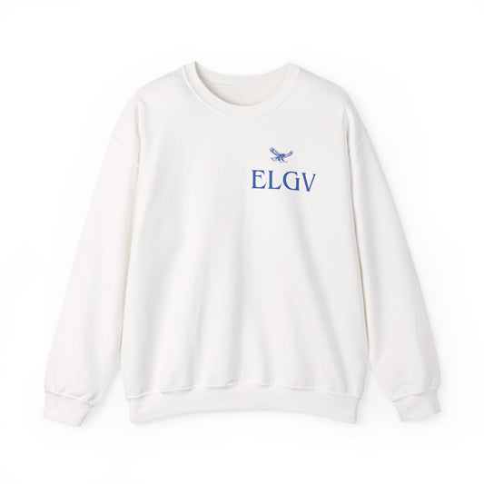 “Side ELGV logo blue” sweatshirt