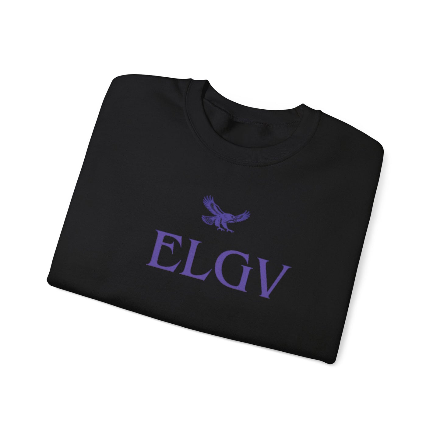 “Center ELGV purple logo” sweatshirt