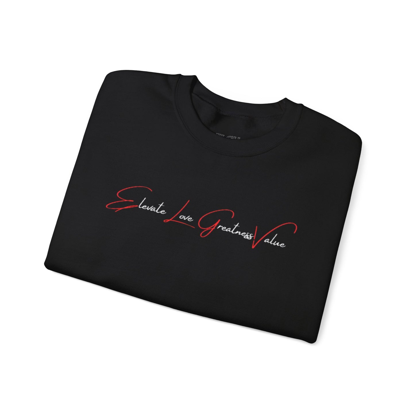 “Sleek script” sweatshirt