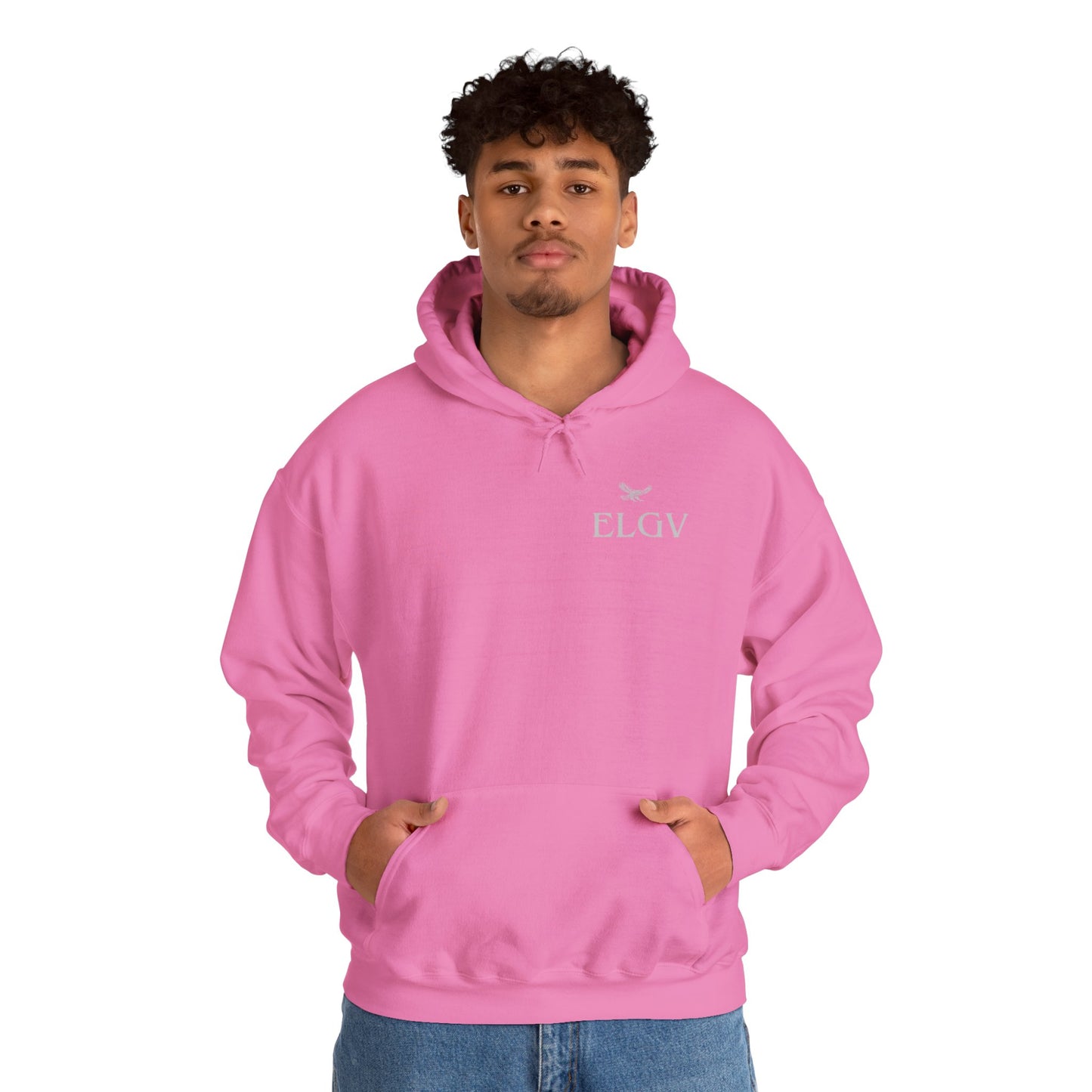 “Side ELGV logo gry” hoodie